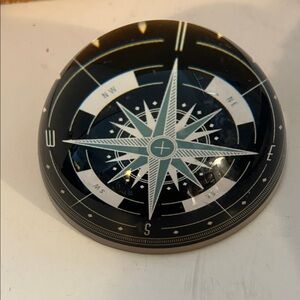 Kikkerland Compass Dome Paperweight,